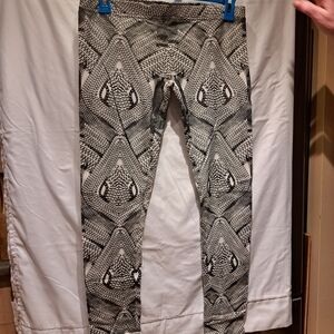 Diesel Monochrome Patterned Leggings
